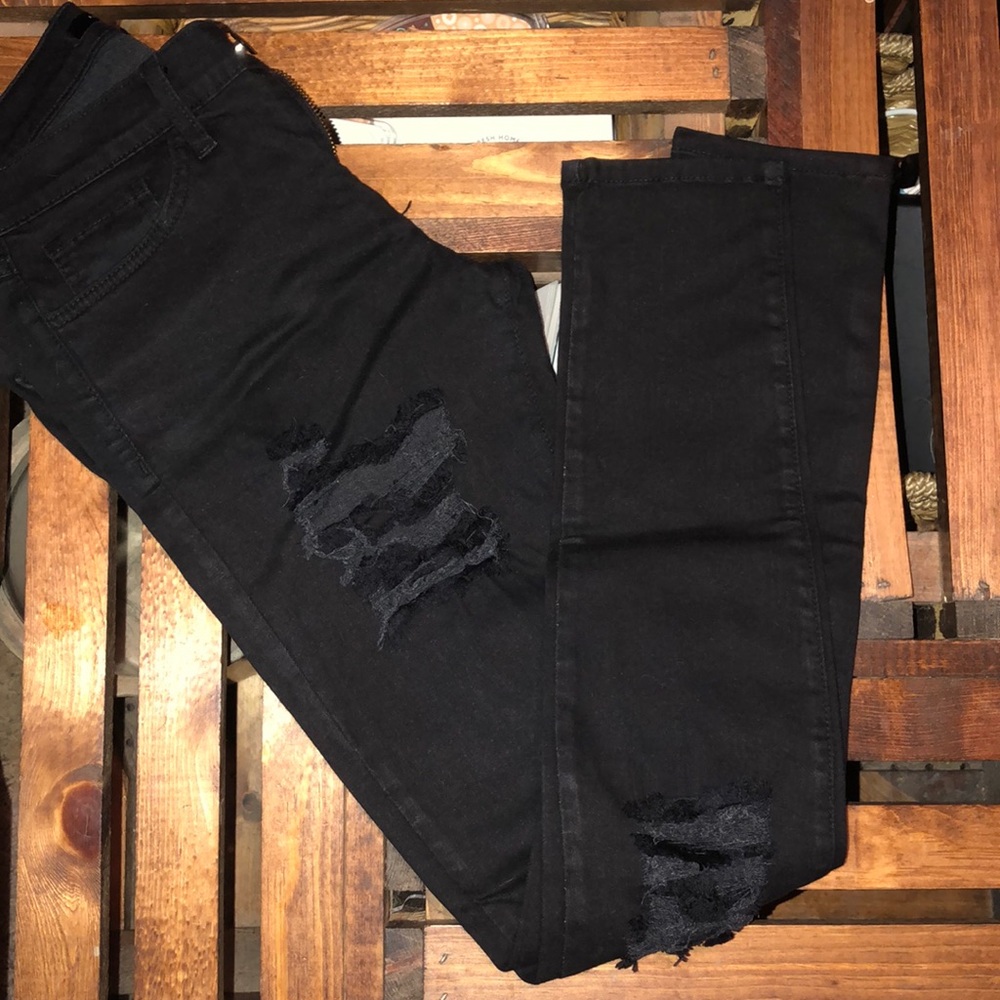 Ripped Flying Monkey Skinny Jeans